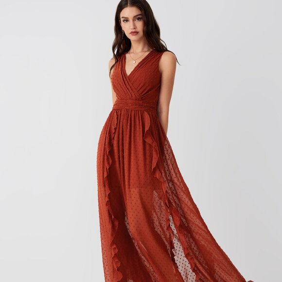 Cider Rust Maxi Dress *NWT - Picture 7 of 7